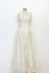 Gathered Floral Midi Dress